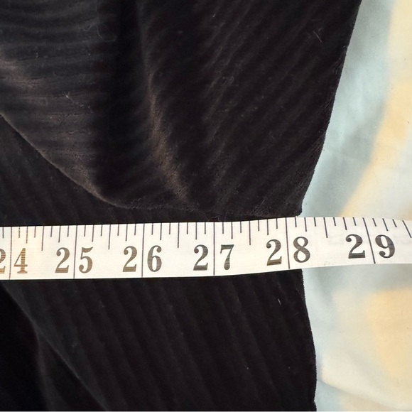 Majora Elegant Black Lagenlook Women's velvety waterfall Ribbed Sweater L/XL - Picture 3 of 6